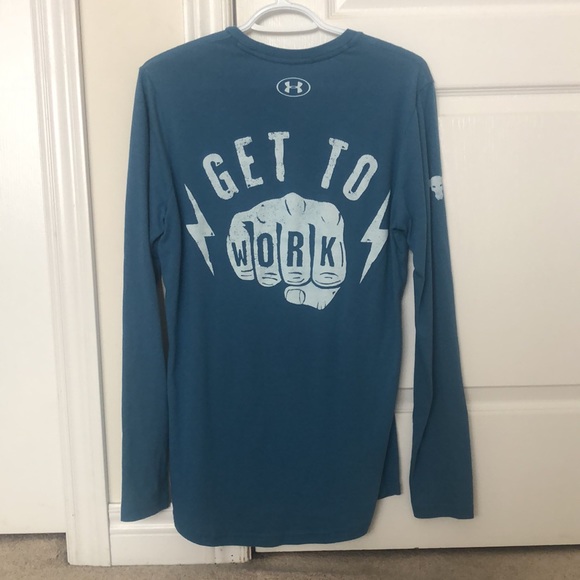 Men’s Under Armour project rock long t-shirt - Picture 2 of 4